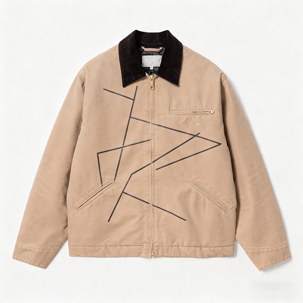 Top-Grade 500gsm 100% Cotton Canvas Winter Utility Jacket Men's Heavyweight Work Coat