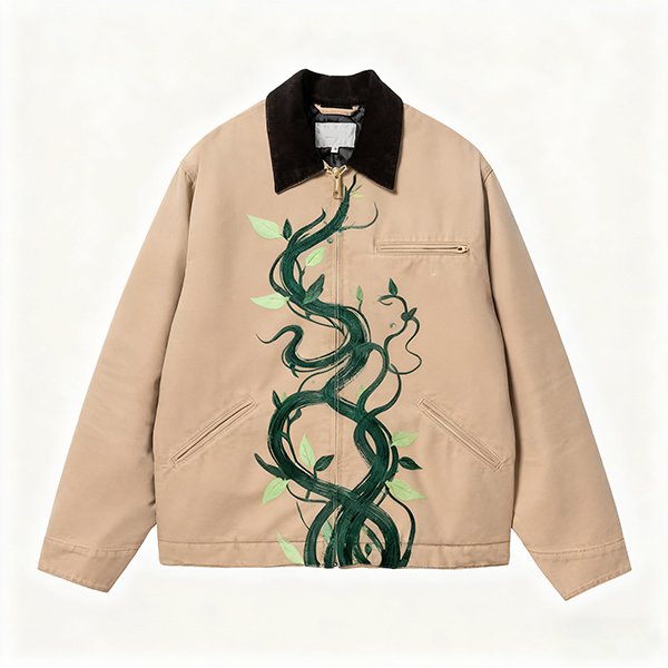 Top-Grade 500gsm 100% Cotton Canvas Work Jacket Men's Winter Heavyweight Work Coat