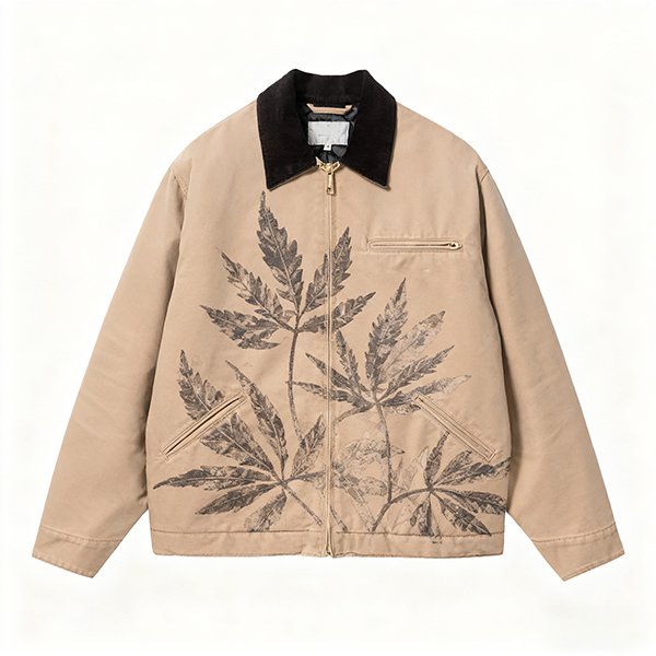 High-Quality 500gsm 100% Cotton Canvas Winter Work Jacket Men's Heavyweight Duty Coat