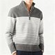 Fall Winter Men's Leisure Wool Sweater Thickened Thermal Knitted Woolen Sweater